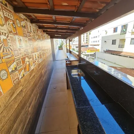 Apartamento Praia Do Morro Com Churrasqueira, Cozinha Gourmet E Wifi Guarapari Exterior photo